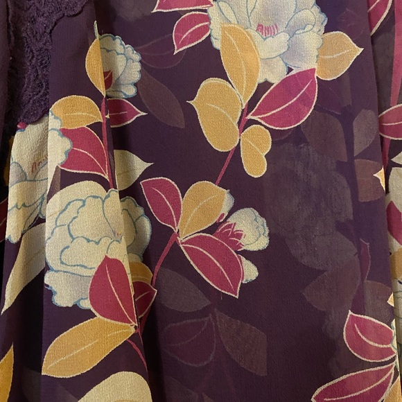Anthropologie Moulinette Soeurs Top Floral Silk 4 - Picture 3 of 10